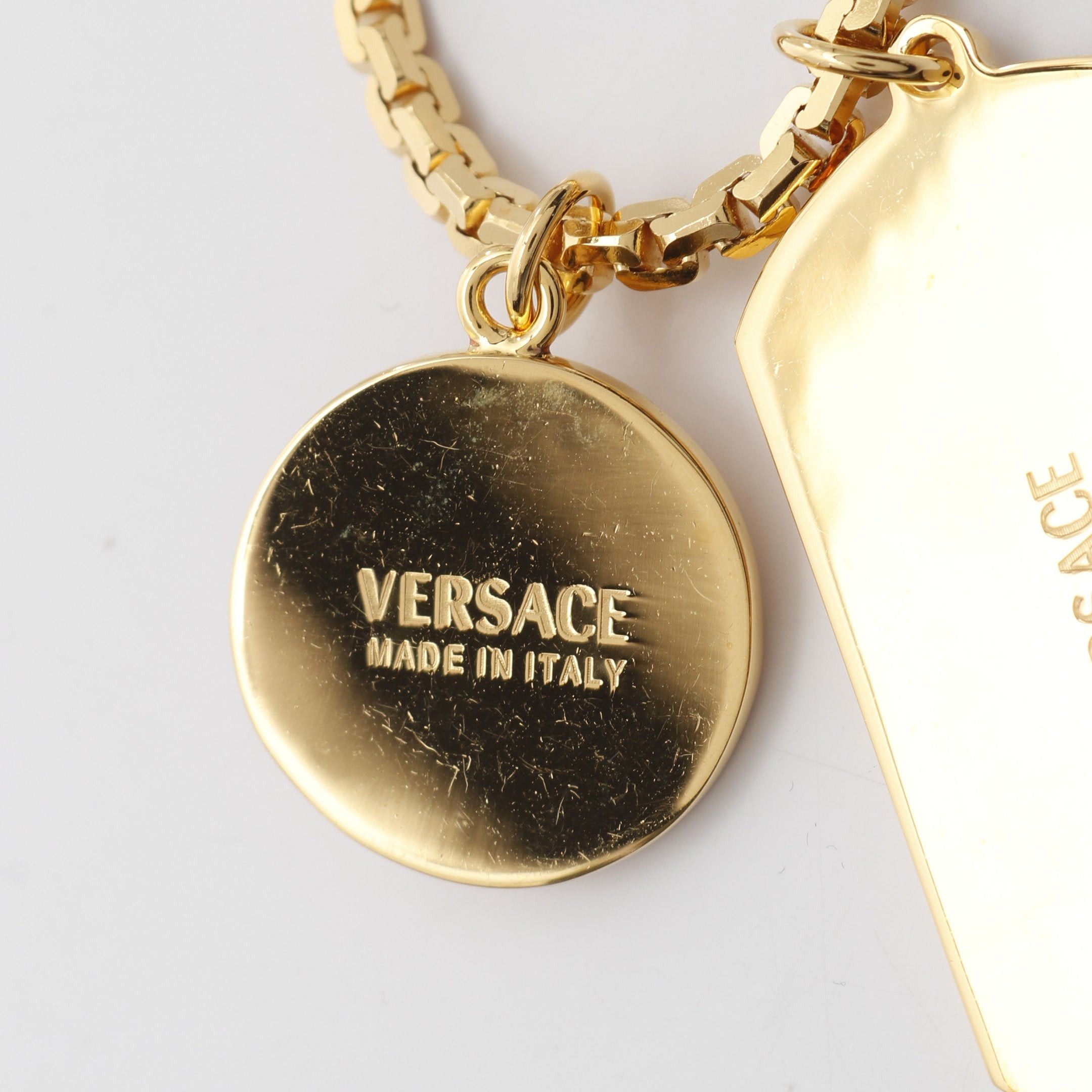 Versace Versace Medusa Blade Necklace Gp Gold Size ONE SIZE - 5 Thumbnail