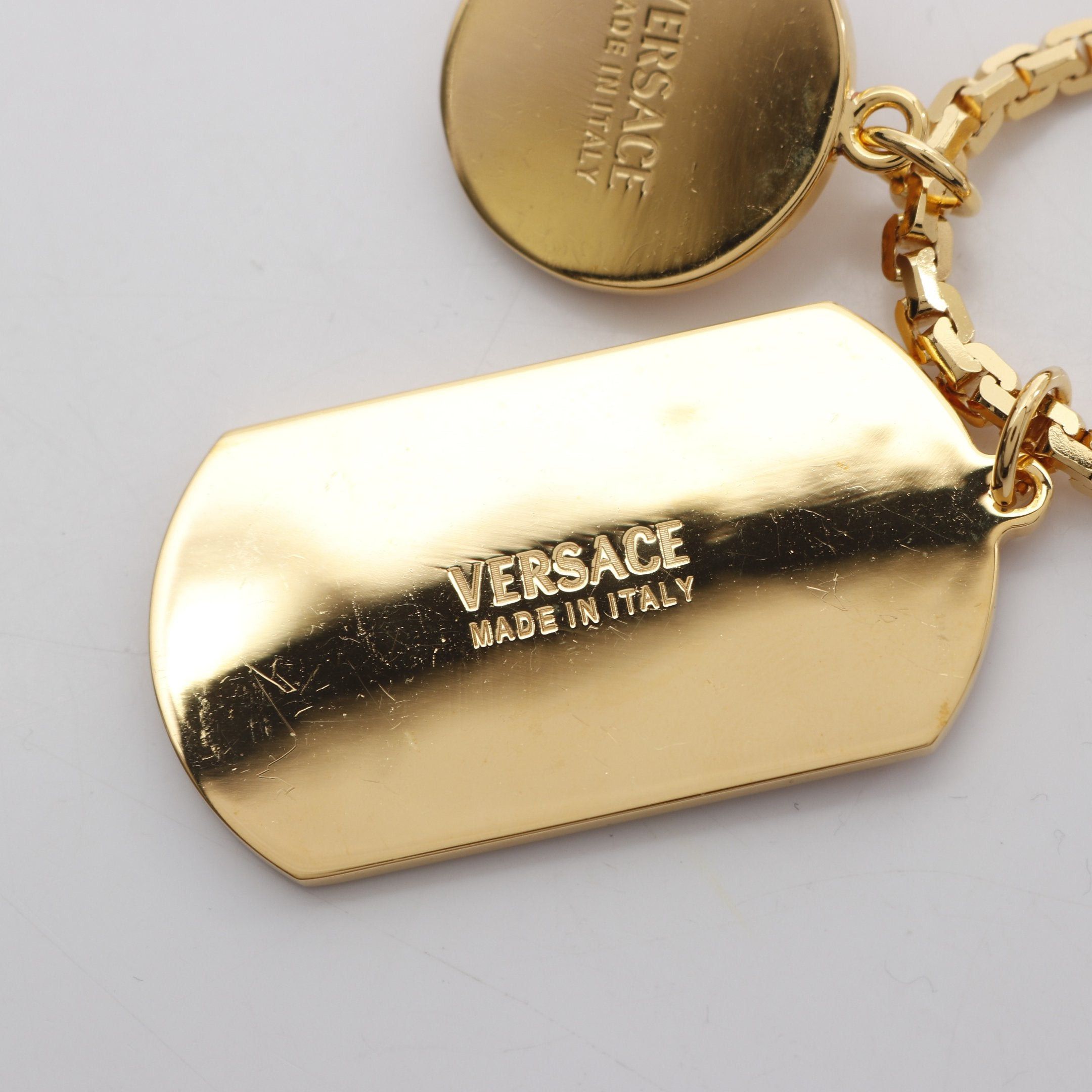 Versace Versace Medusa Blade Necklace Gp Gold Size ONE SIZE - 7 Thumbnail
