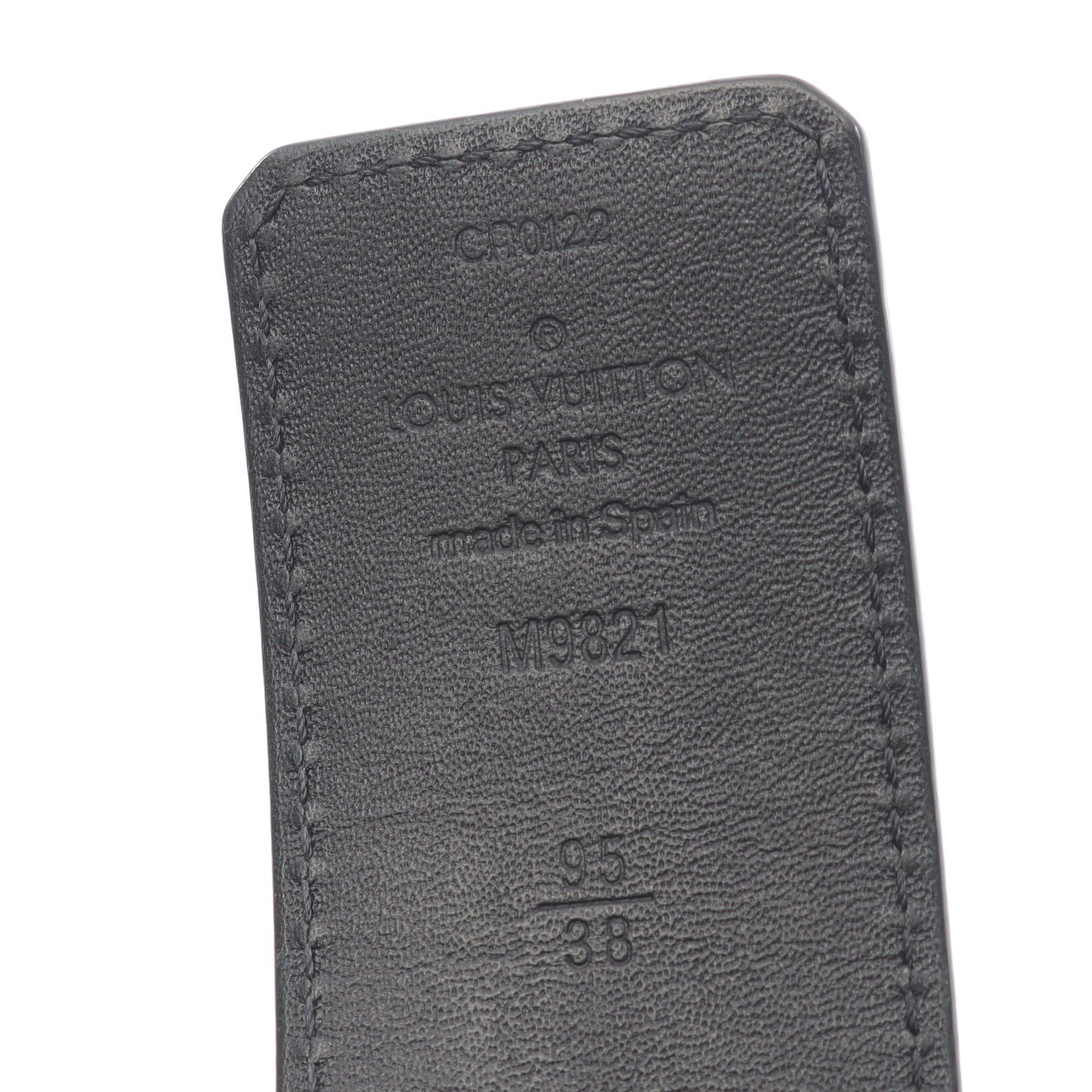 Louis Vuitton Louis Vuitton Ceinture Lv Initial 40Mm Monogram Belt Leather Brown Black Reversible Size ONE SIZE - 4 Thumbnail