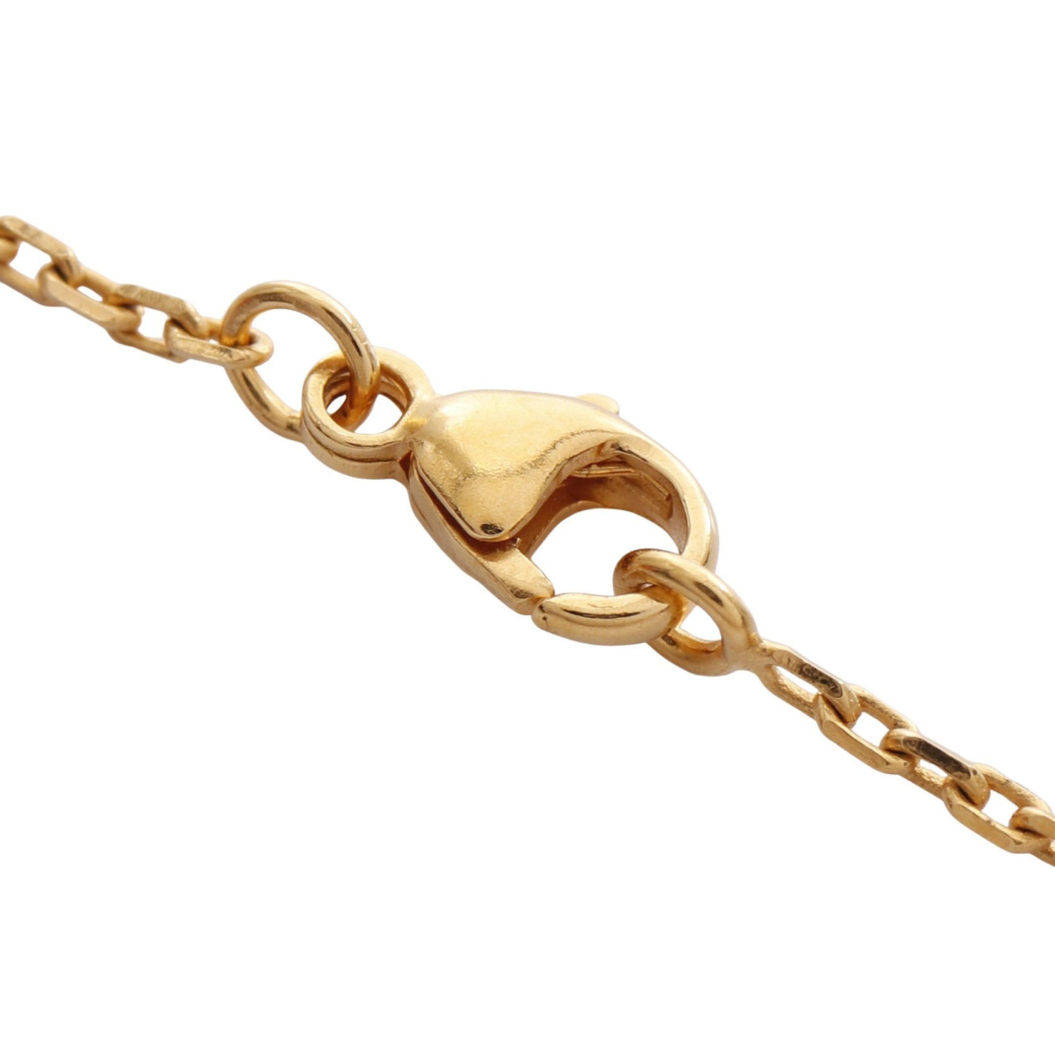 Hermes Hermes Mini Pop H Necklace Gp Gold Black Size ONE SIZE - 3 Thumbnail