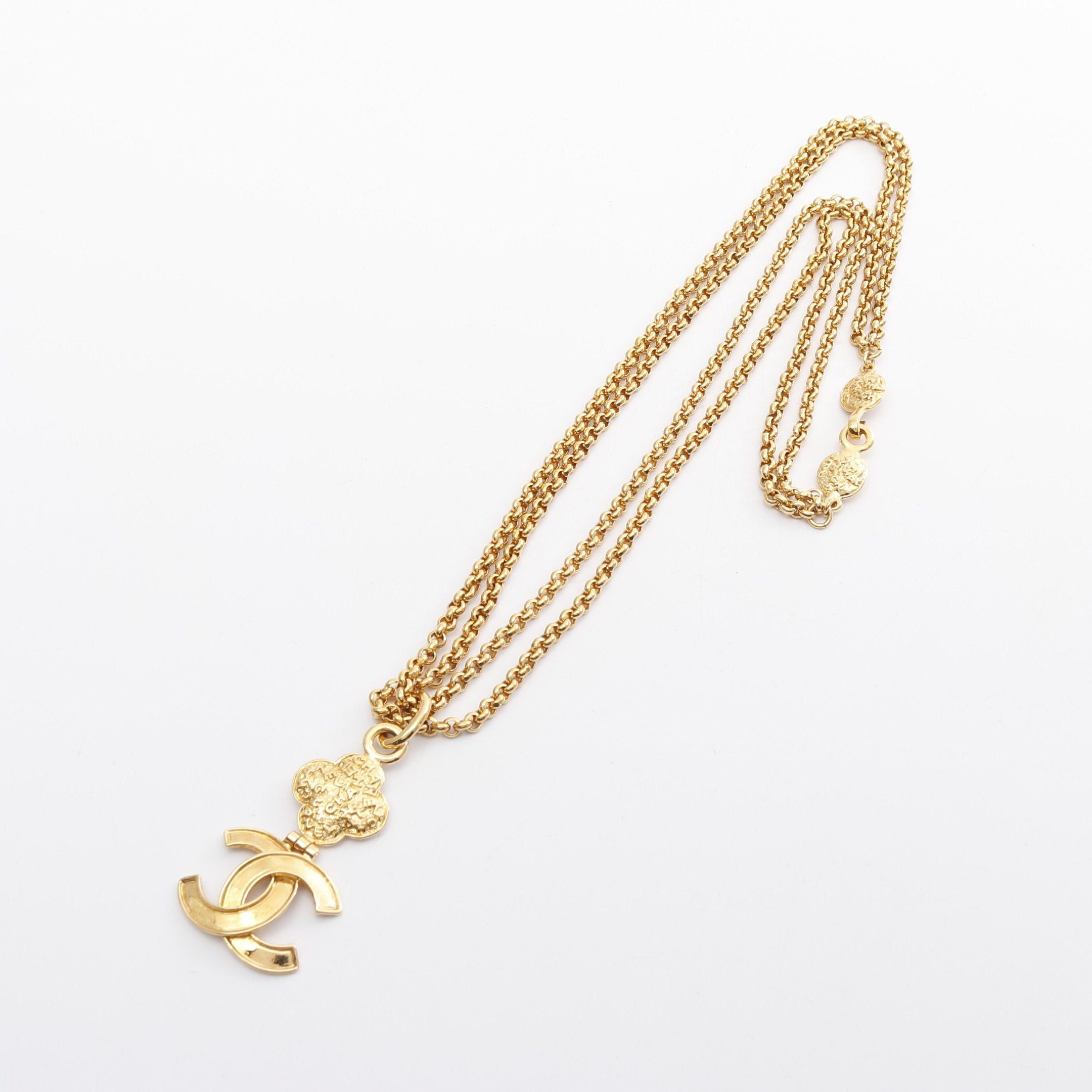 Chanel Chanel Coco Mark Necklace Gp Gold 95A Size ONE SIZE - 3 Thumbnail
