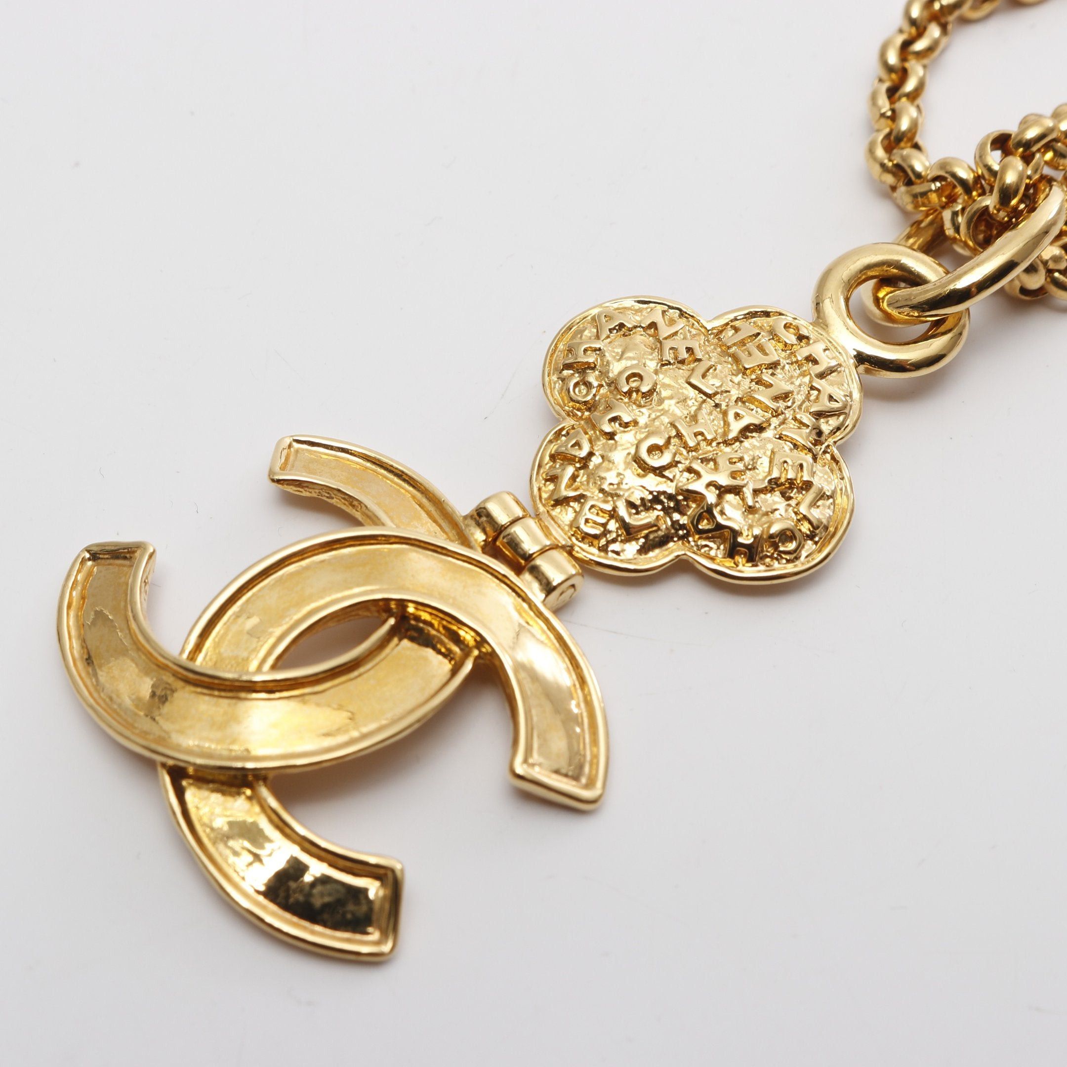 Chanel Chanel Coco Mark Necklace Gp Gold 95A Size ONE SIZE - 7 Thumbnail