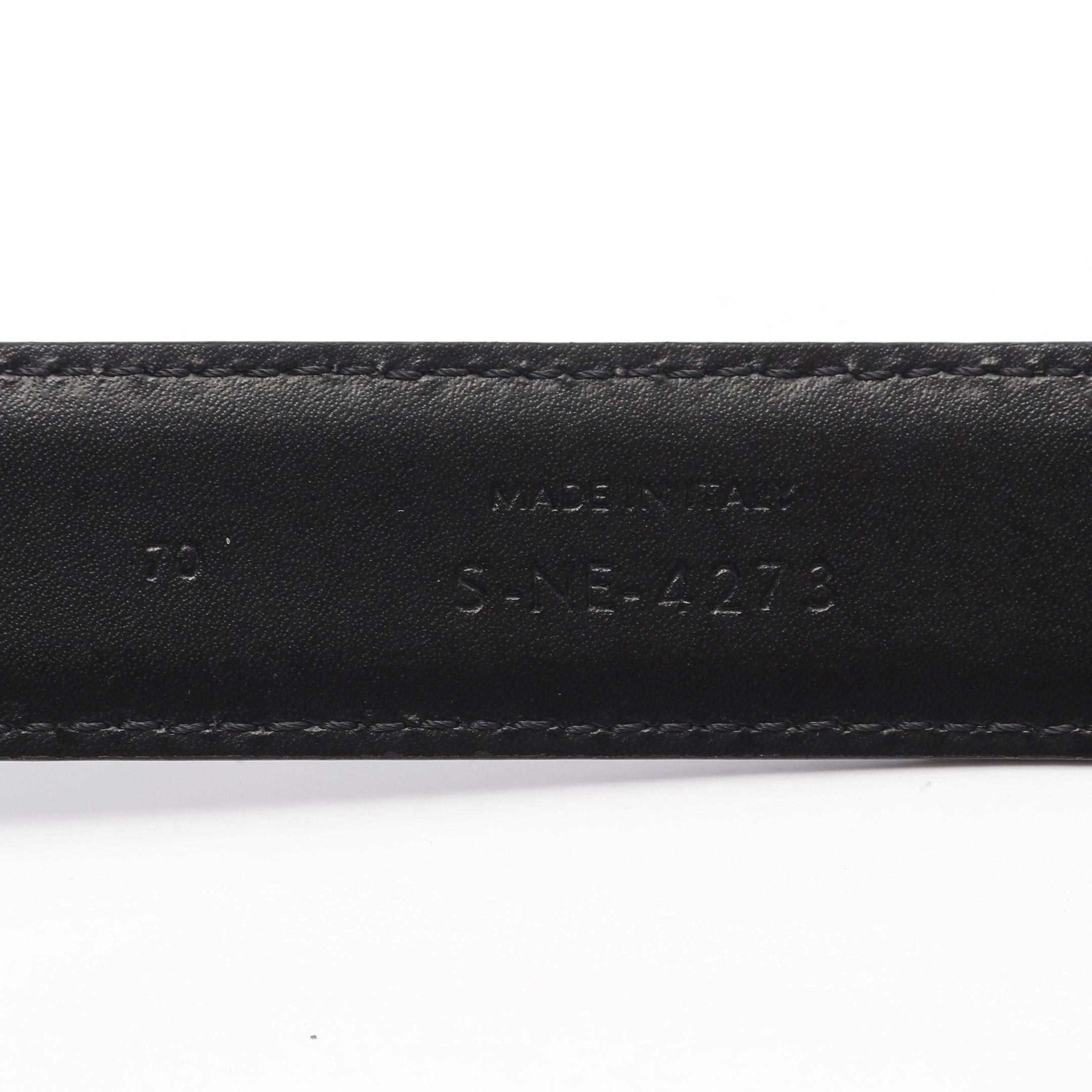 Celine Celine Medium Triomphe Belt Leather Black Size ONE SIZE - 5 Thumbnail