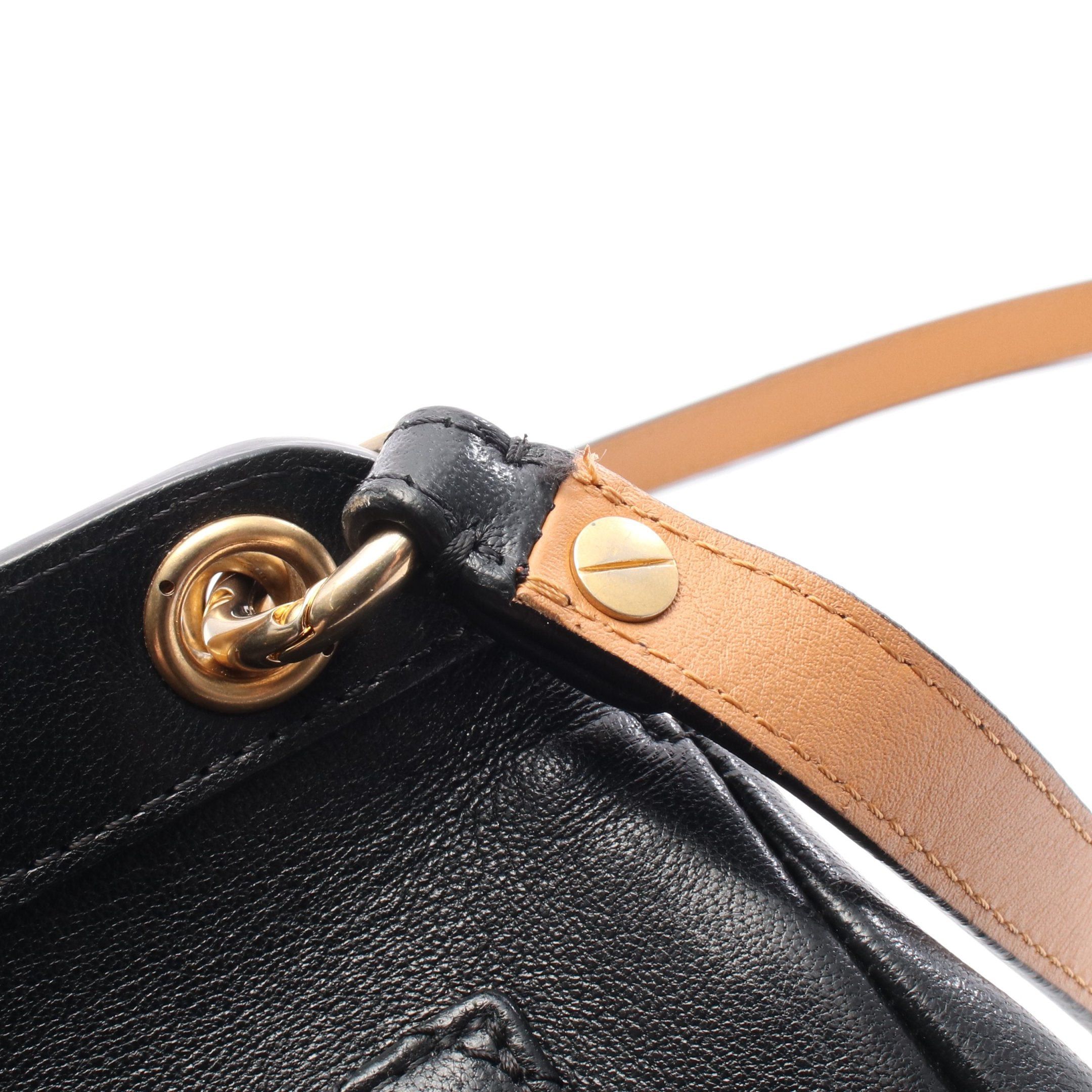 Chanel Chanel Matelasse Shoulder Bag Leather Black Gold Hardware Size ONE SIZE - 6 Thumbnail