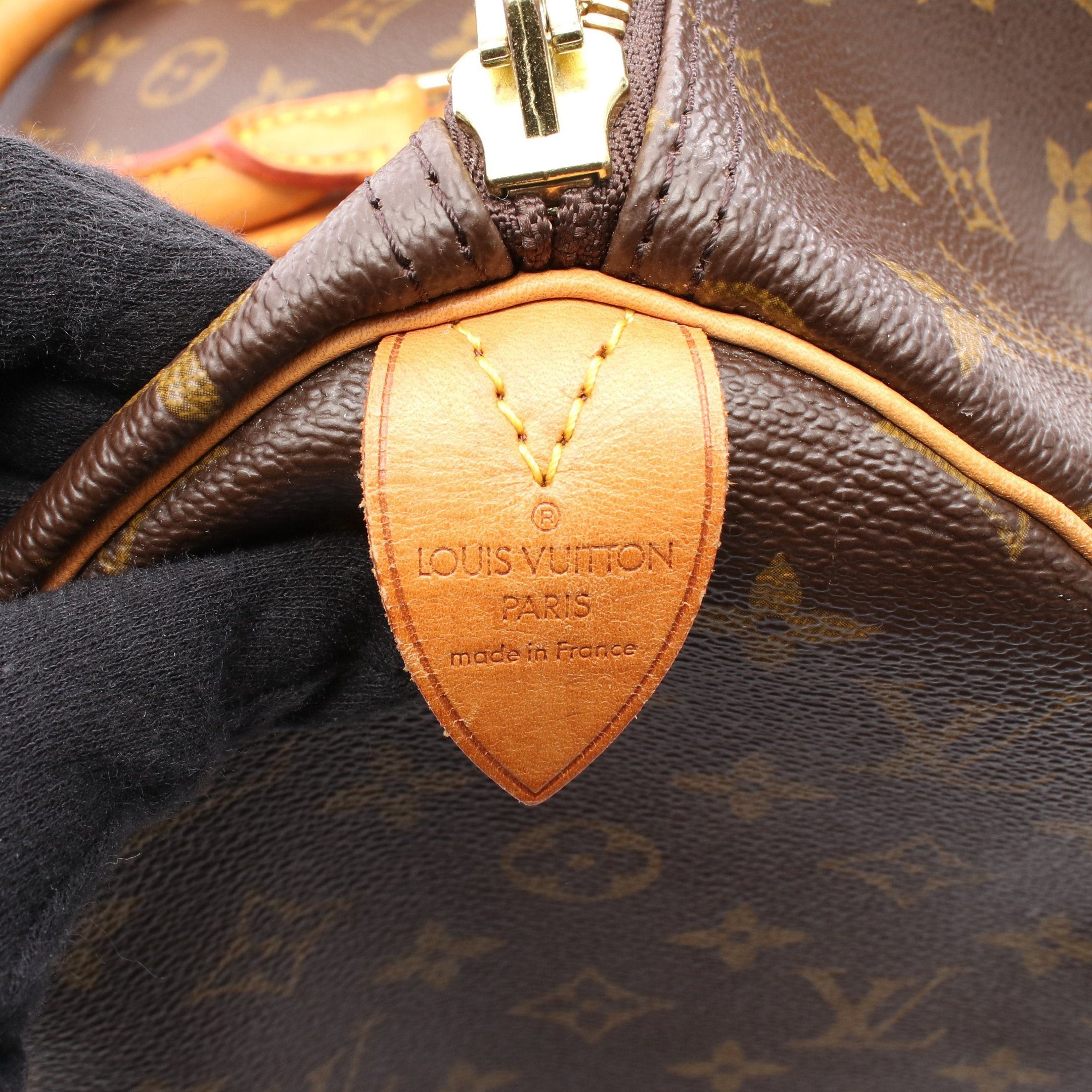 Louis Vuitton Louis Vuitton Keepall 45 Monogram Boston Bag Leather Brown Size ONE SIZE - 4 Thumbnail