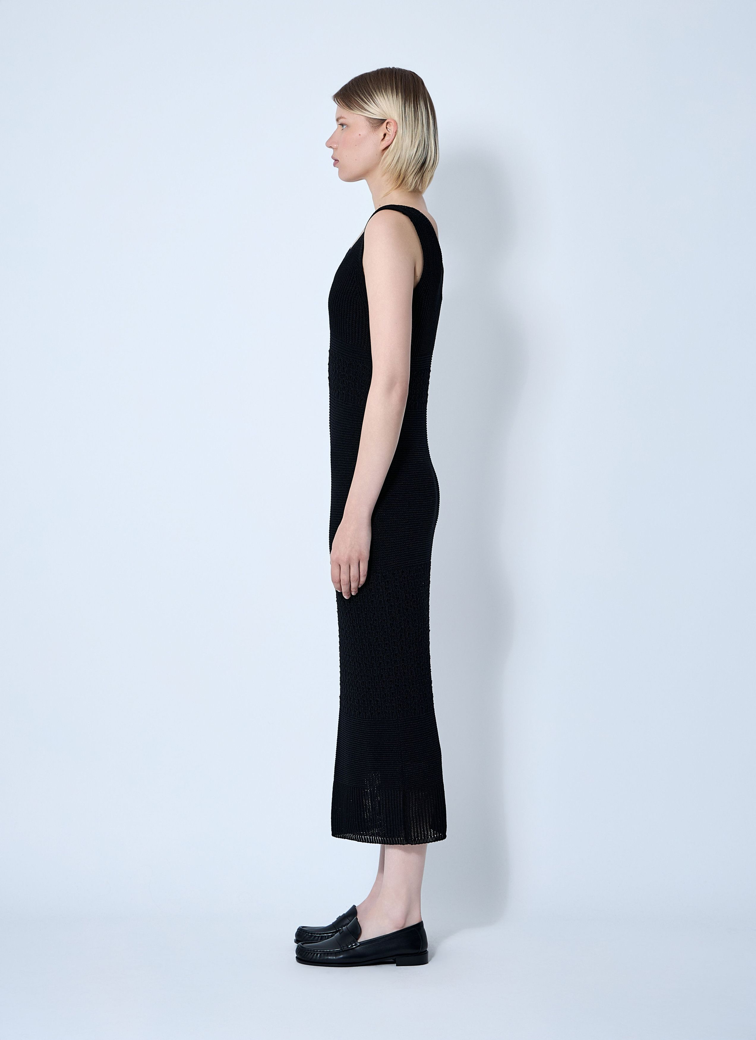 Max Mara Valois Crochet Midi Dress Size M / US 6-8 / IT 42-44 - 3 Thumbnail