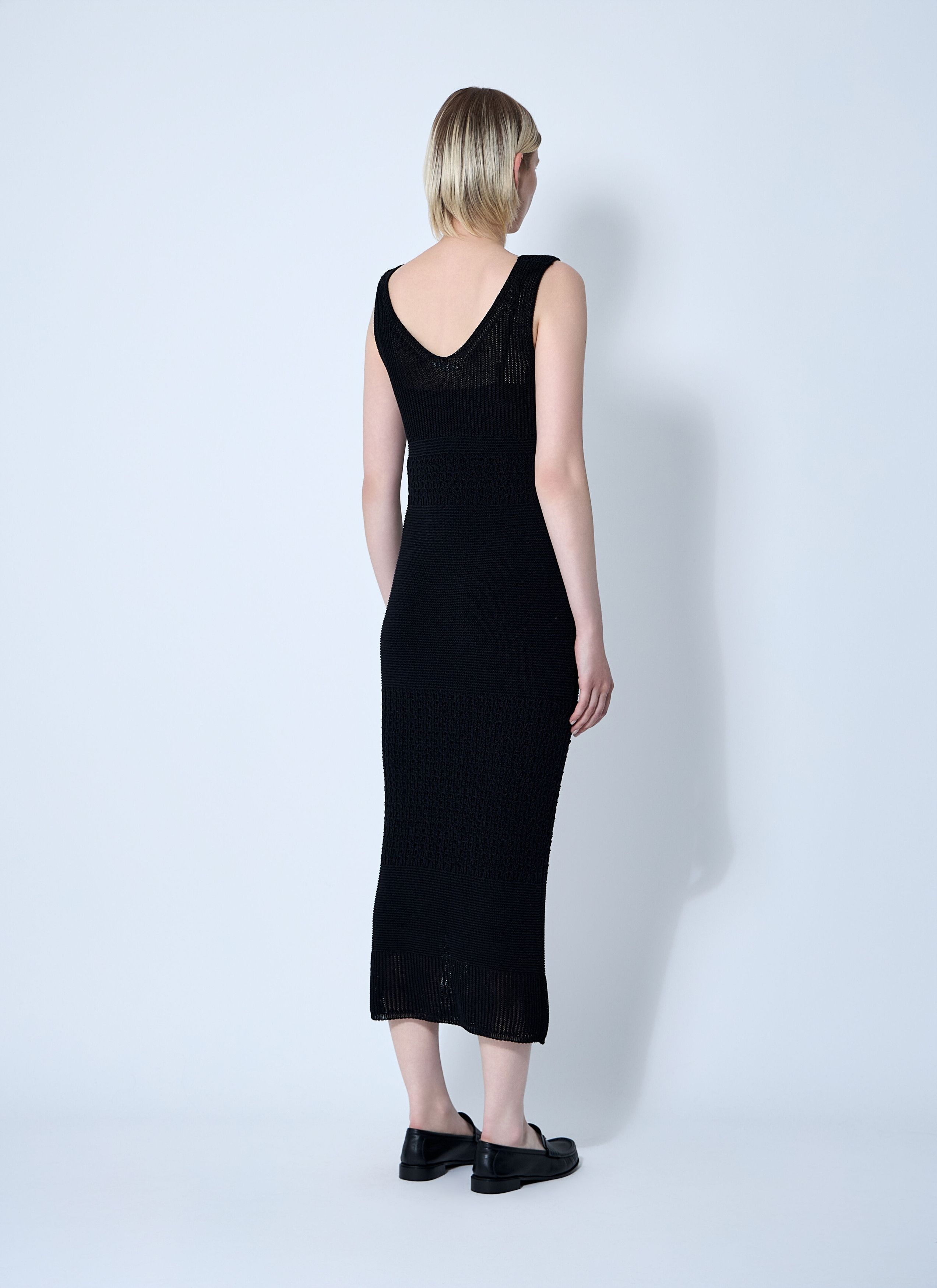 Max Mara Valois Crochet Midi Dress Size M / US 6-8 / IT 42-44 - 4 Thumbnail