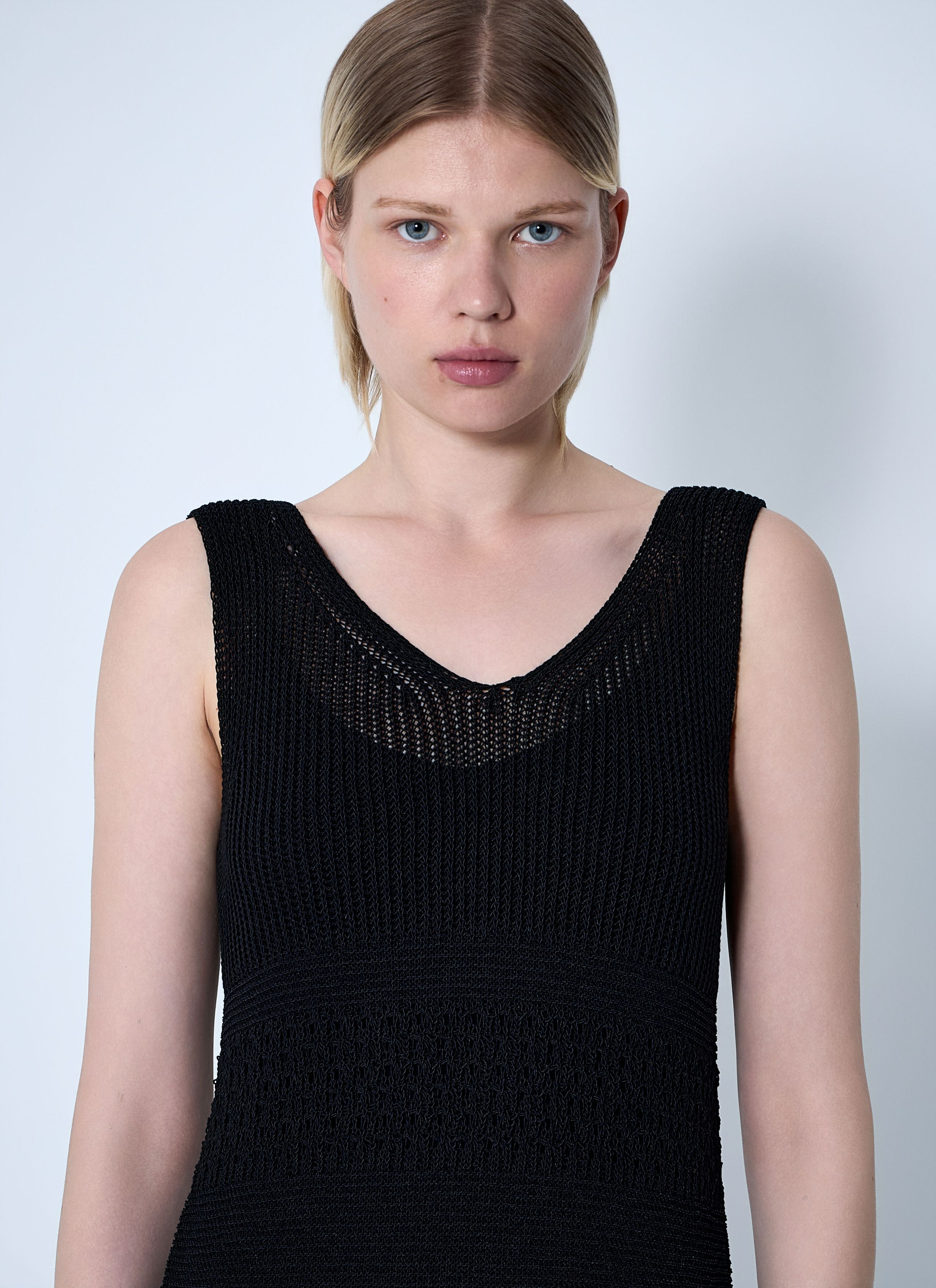 Max Mara Valois Crochet Midi Dress Size XL / US 12-14 / IT 48-50 - 5 Thumbnail