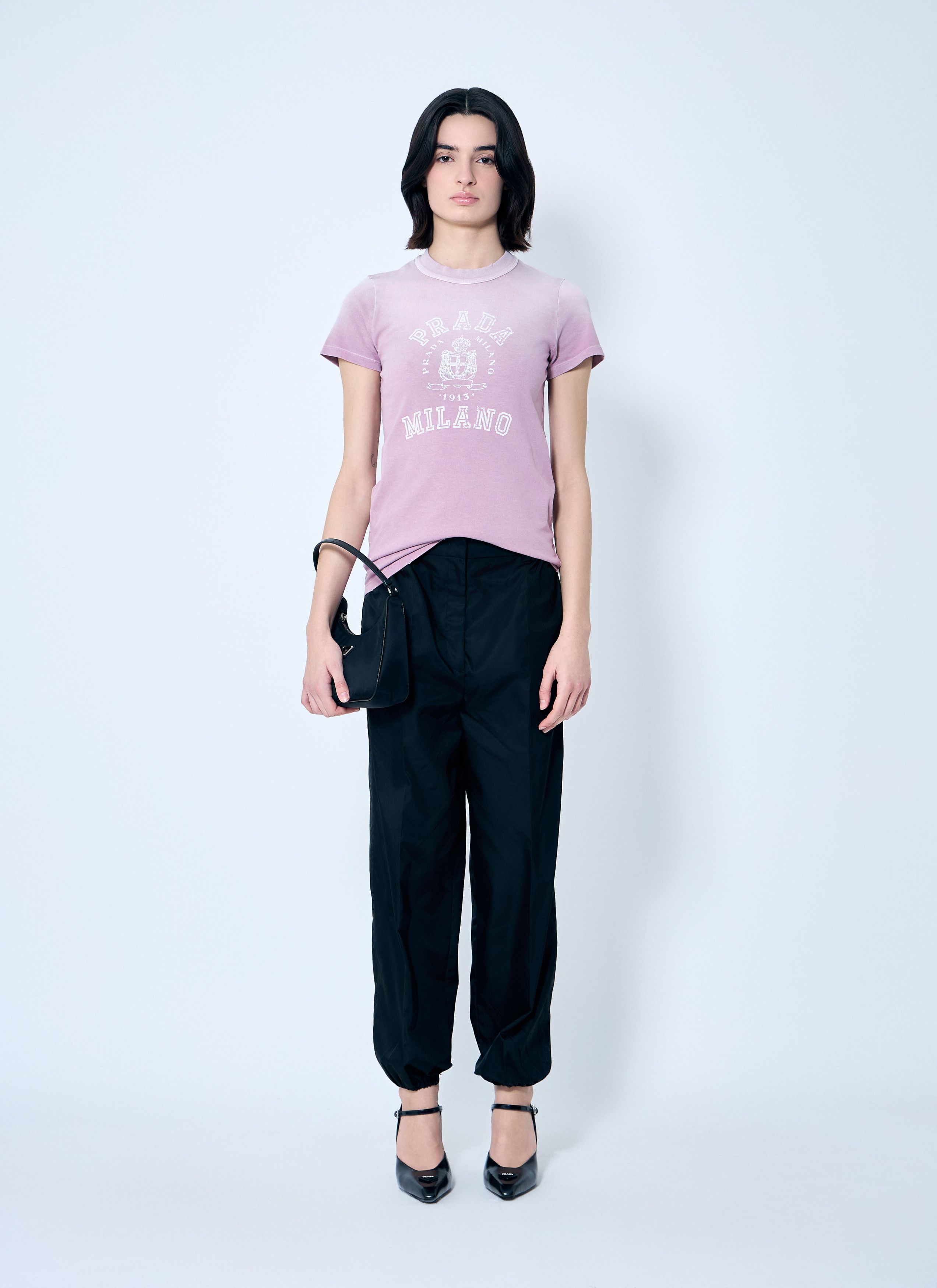 Prada Logo Print T-Shirt Size M / US 6-8 / IT 42-44 - 2 Thumbnail
