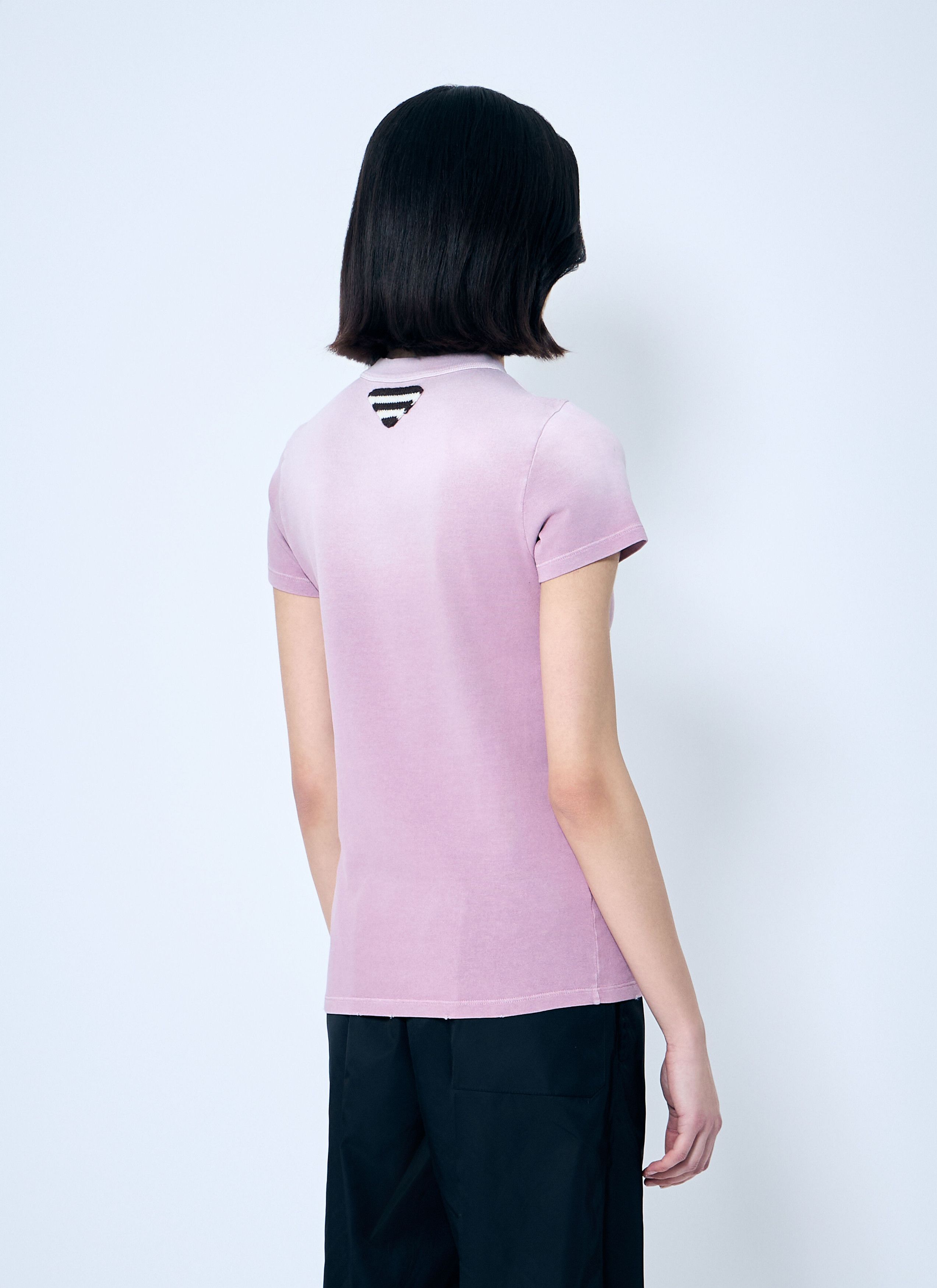 Prada Logo Print T-Shirt Size S / US 4 / IT 40 - 4 Thumbnail