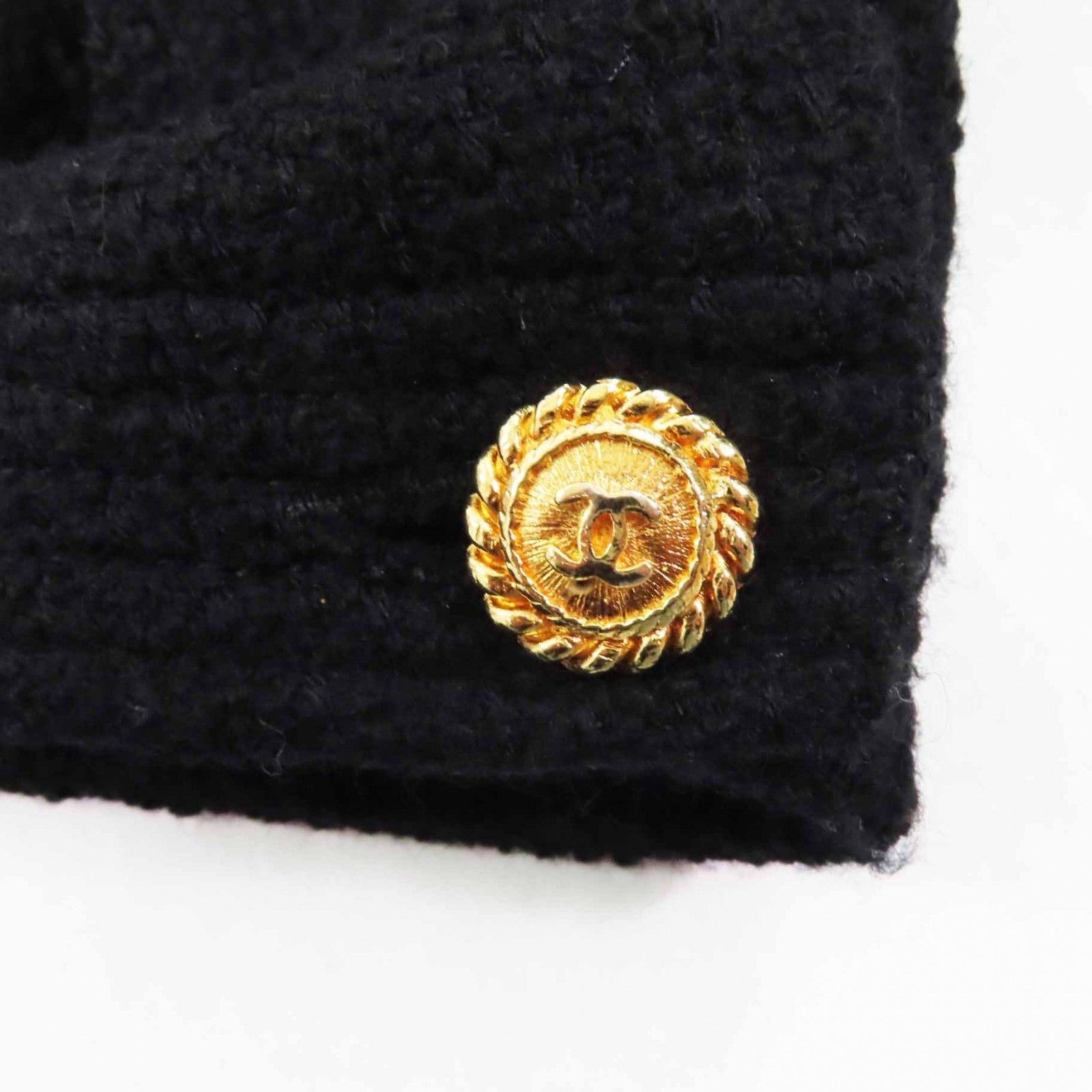 Chanel Chanel Chanel COCO Mark Wool Jacket Cotton Outerwear Size ONE SIZE - 6 Thumbnail