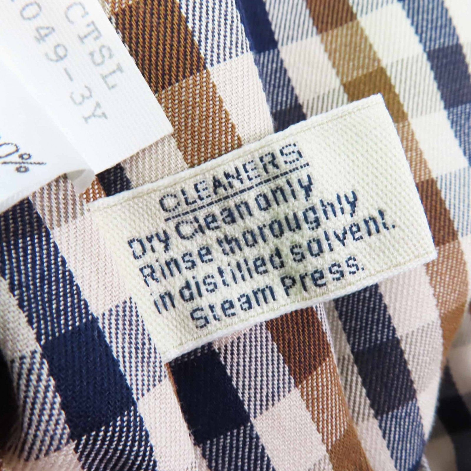 Other Other Aquascutum Back Check Pattern Cotton Coat Cotton Outerwear Size ONE SIZE - 11 Thumbnail