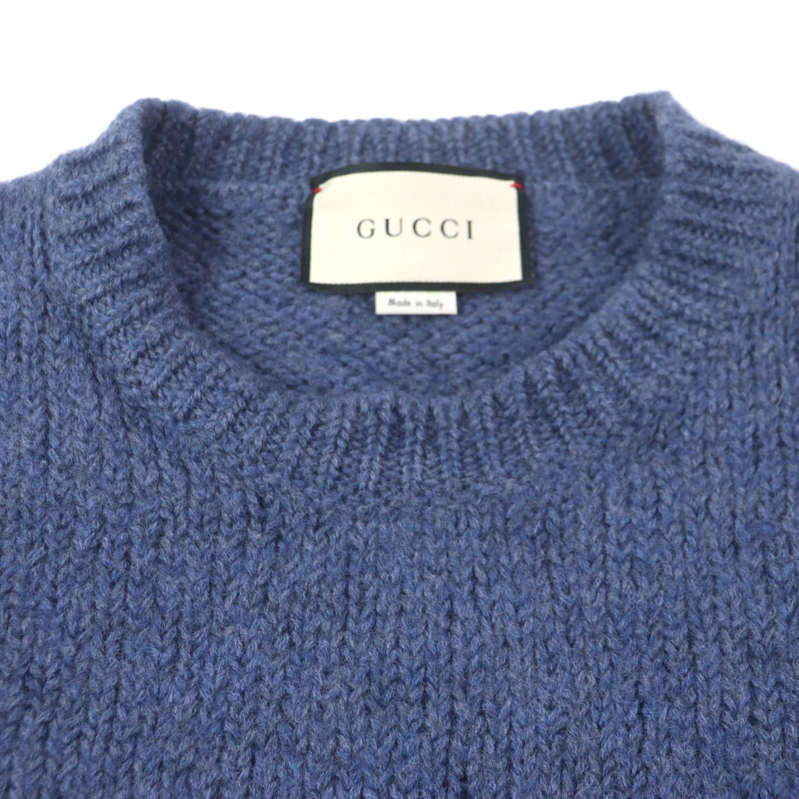 Gucci Gucci Gucci GG embroidered wool knit Others Tops 636327 Size ONE SIZE - 2 Thumbnail