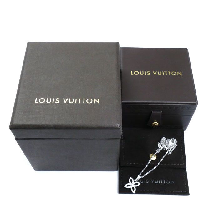Louis Vuitton Louis Vuitton Louis Vuitton Pandantif Crackant Au750 Necklace Metal Necklace Q93158 Size ONE SIZE - 6 Thumbnail