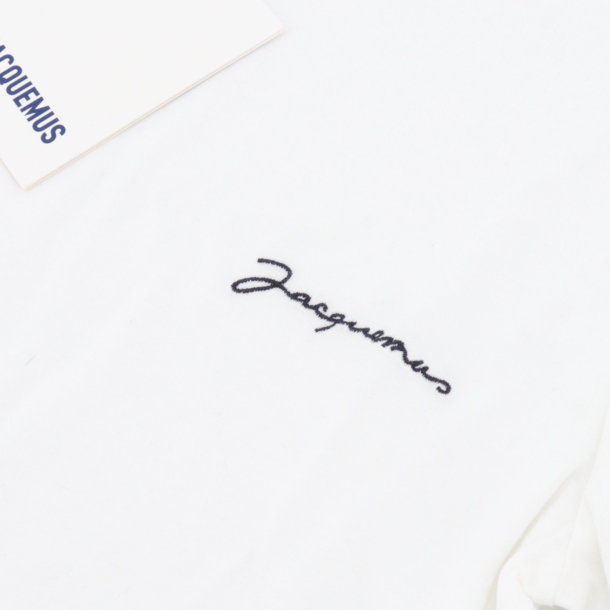 Jacquemus JACQUEMUS - White cotton long-sleeved T-shirt (S) Size S / US 4 / IT 40 - 2 Thumbnail