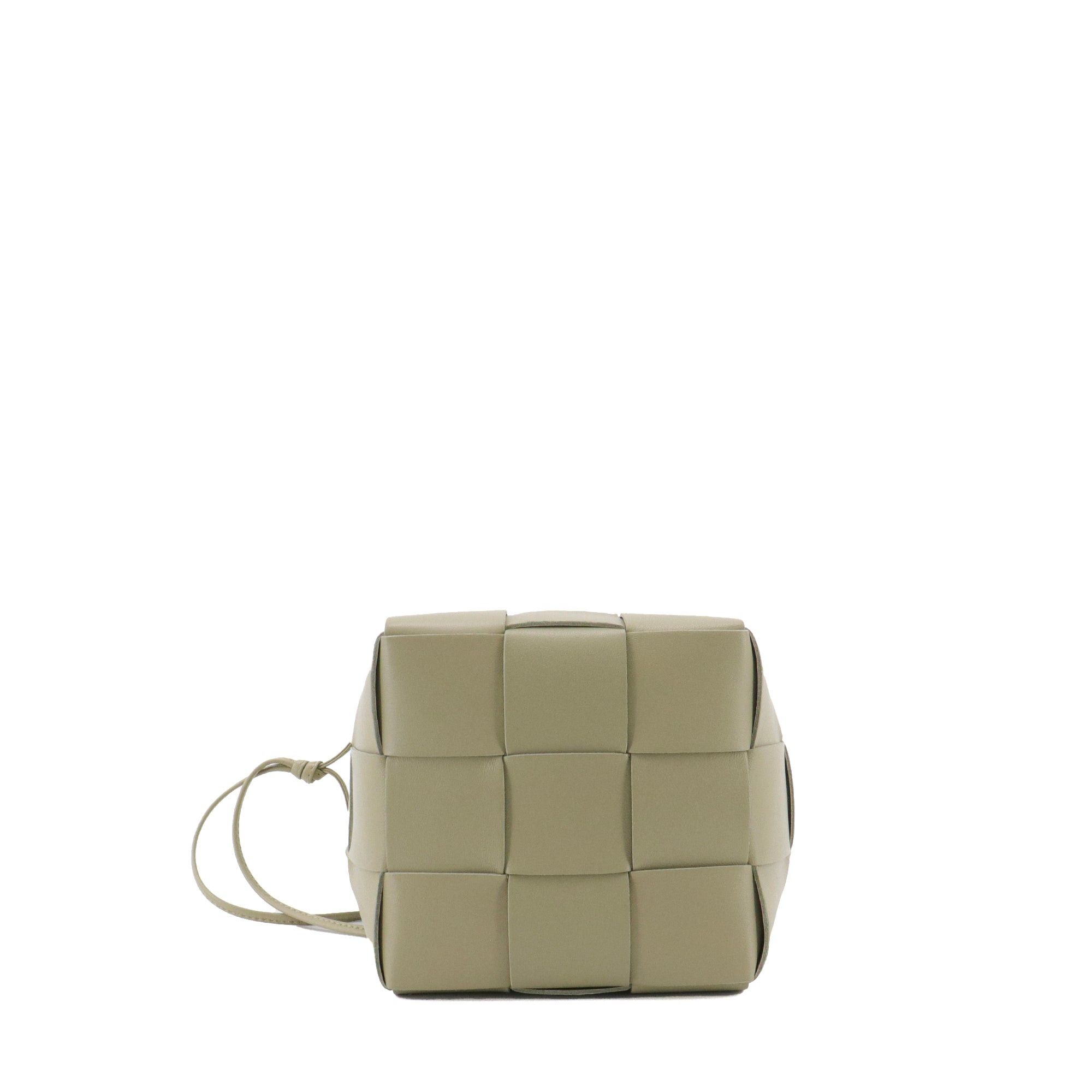 Bottega Veneta BOTTEGA VENETA - Bottega Veneta Bucket Cassette shoulder bag in sea green leather Size ONE SIZE - 3 Thumbnail