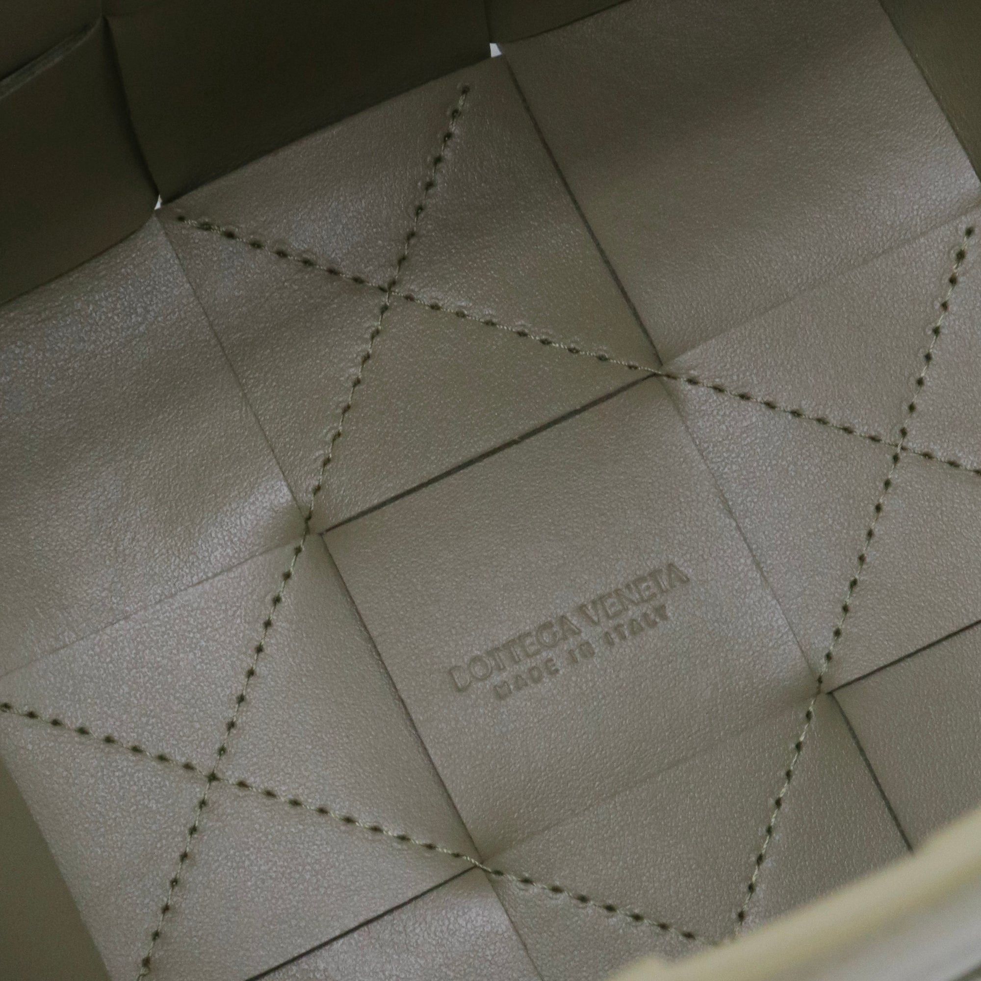 Bottega Veneta BOTTEGA VENETA - Bottega Veneta Bucket Cassette shoulder bag in sea green leather Size ONE SIZE - 4 Thumbnail