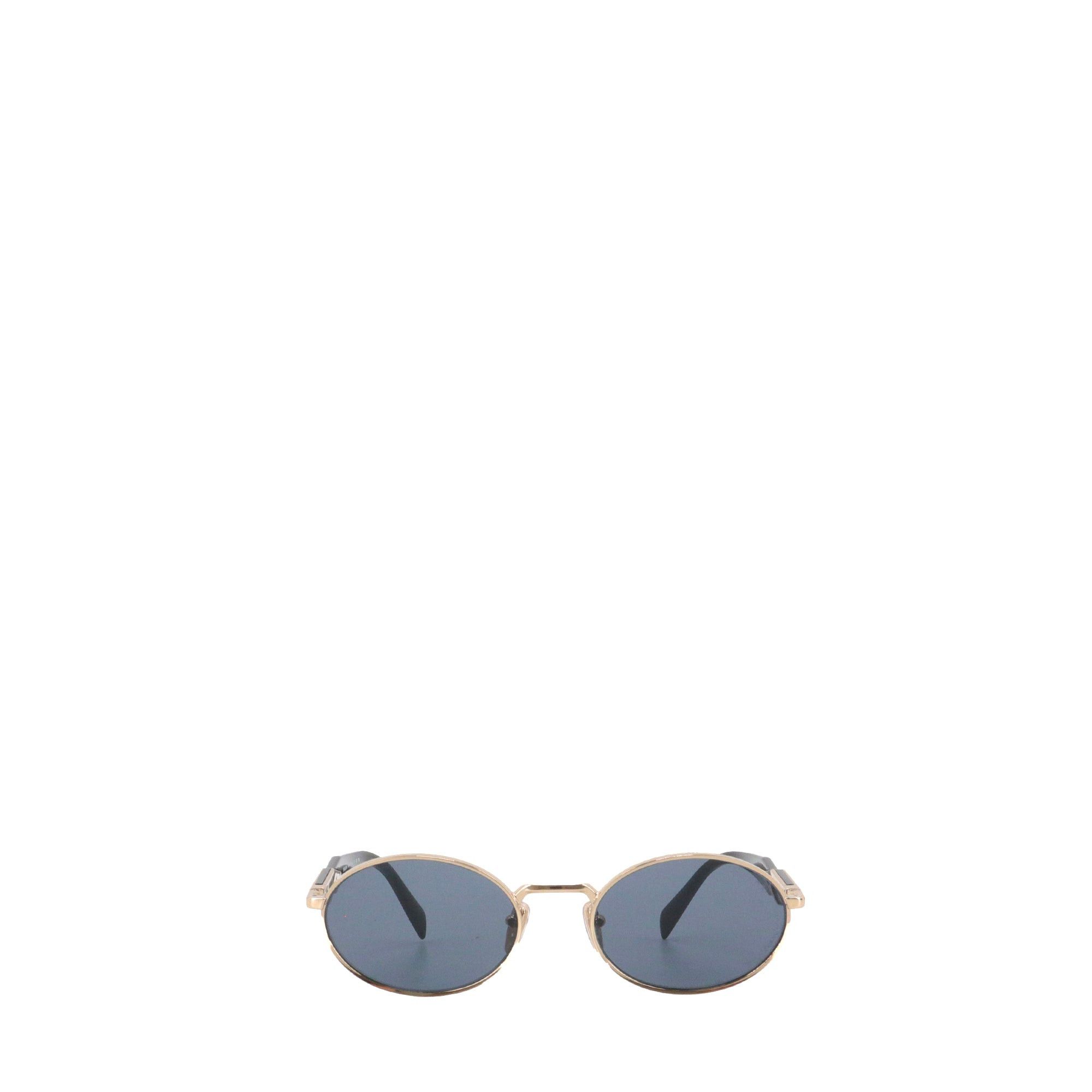 Prada PRADA - Prada 65Z sunglasses in gold metal Size ONE SIZE - 2 Thumbnail