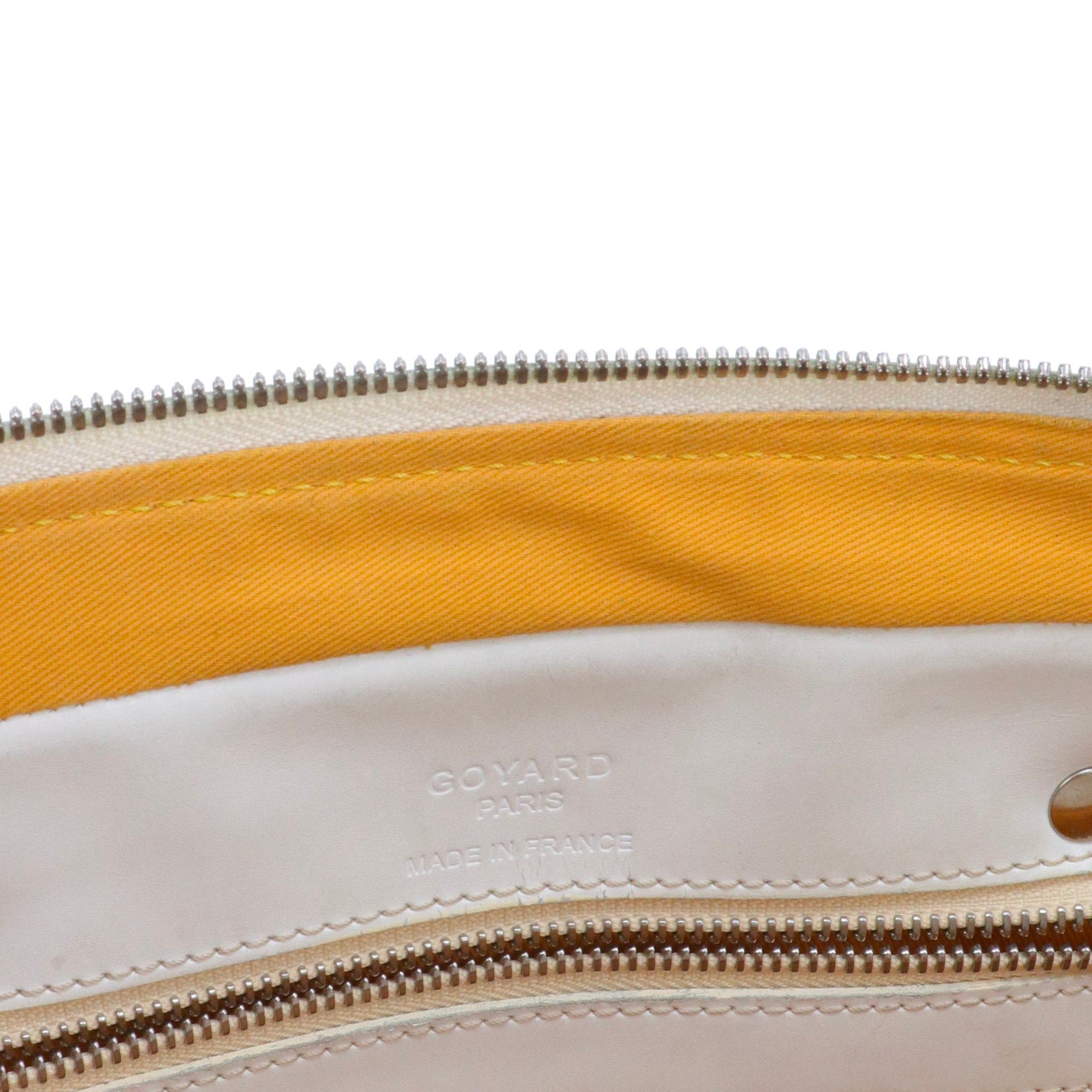 Goyard GOYARD - Goyard Ambassade briefcase in white monogrammed coated canvas Size ONE SIZE - 10 Thumbnail