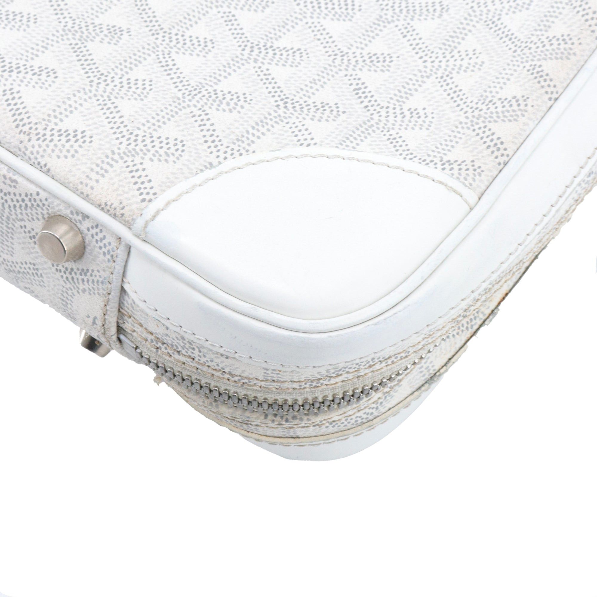 Goyard GOYARD - Goyard Ambassade briefcase in white monogrammed coated canvas Size ONE SIZE - 8 Thumbnail