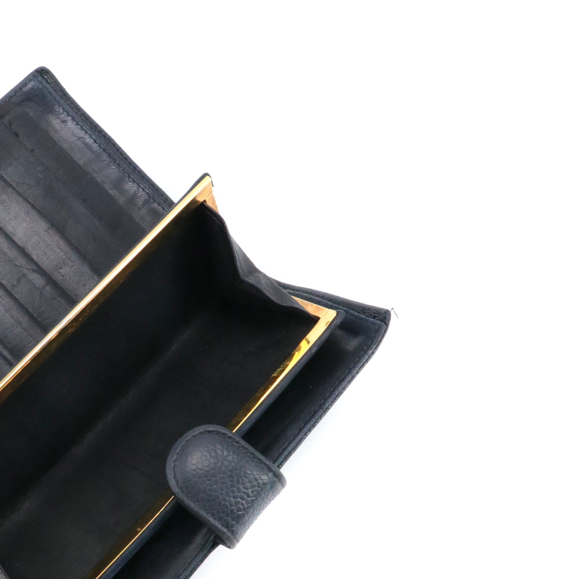Chanel CHANEL - Chanel wallet in vintage black caviar leather Size ONE SIZE - 5 Thumbnail