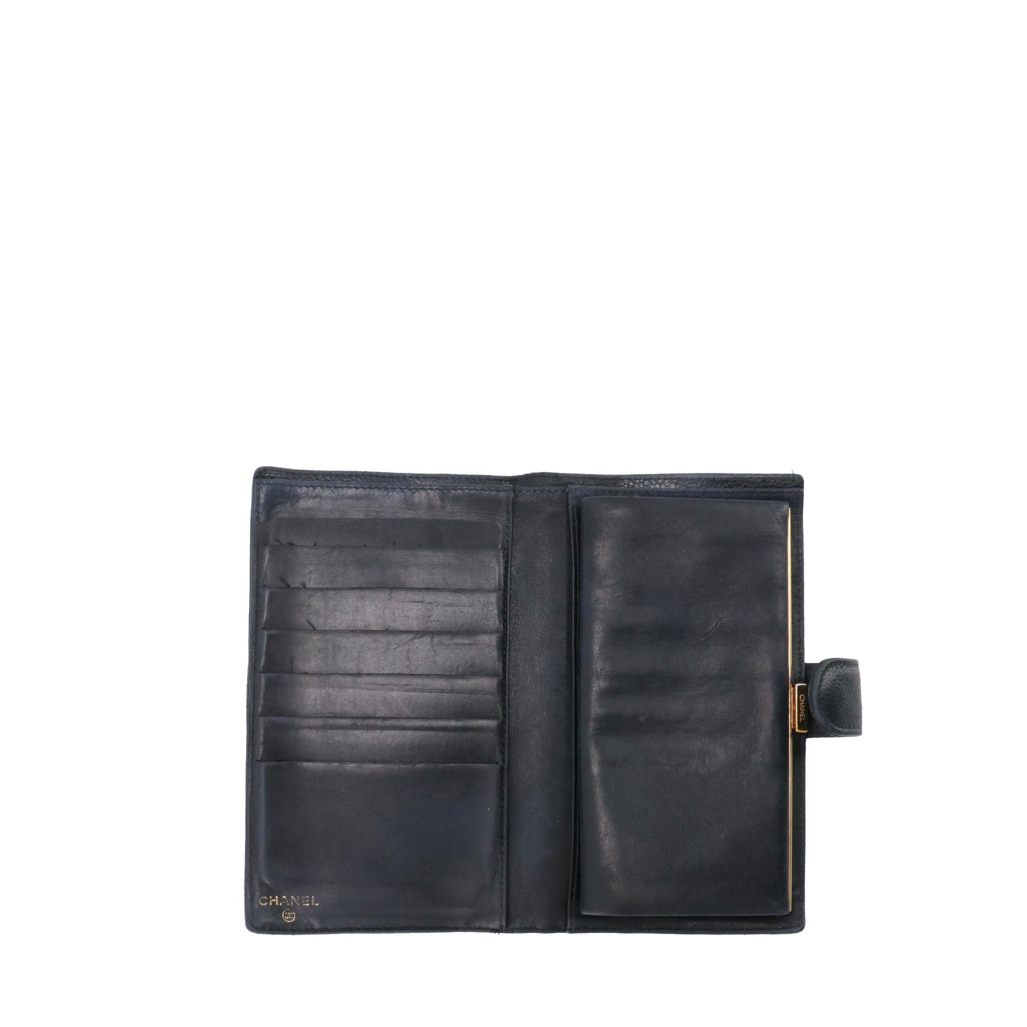 Chanel CHANEL - Chanel wallet in vintage black caviar leather Size ONE SIZE - 3 Thumbnail
