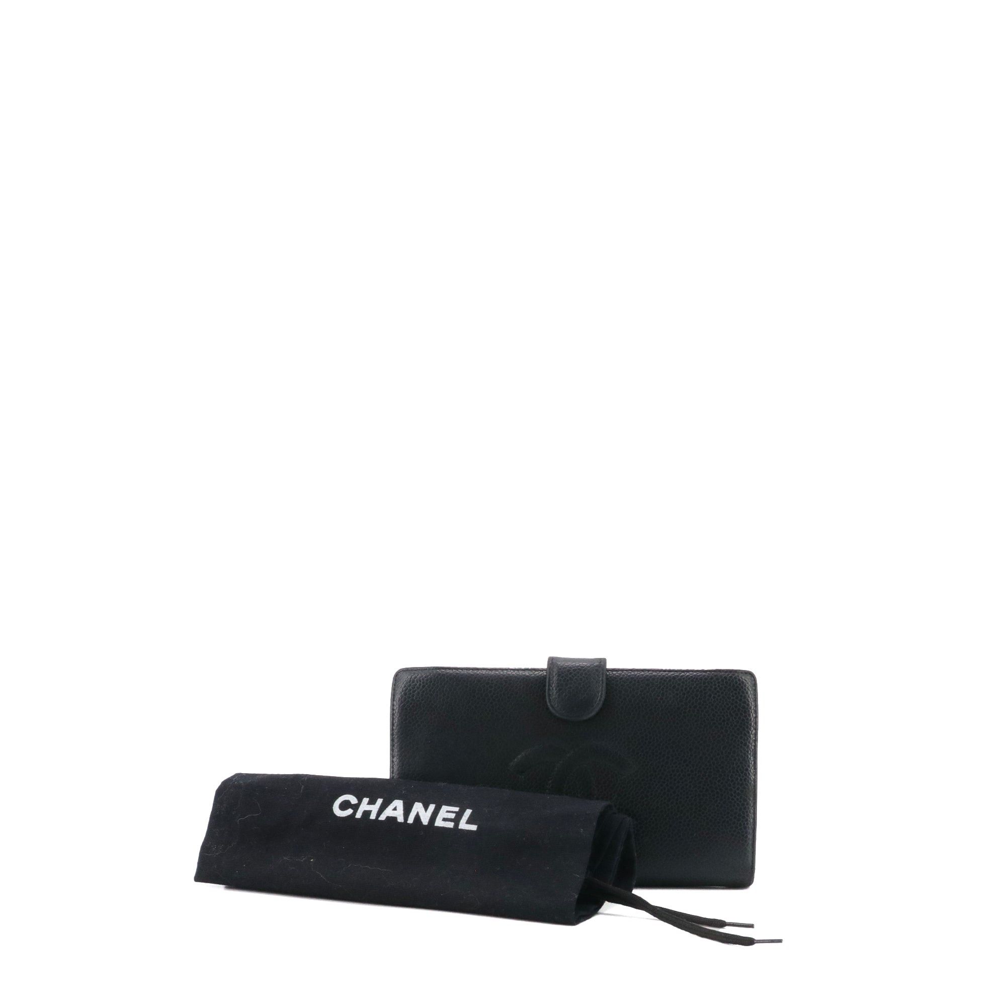 Chanel CHANEL - Chanel wallet in vintage black caviar leather Size ONE SIZE - 7 Thumbnail