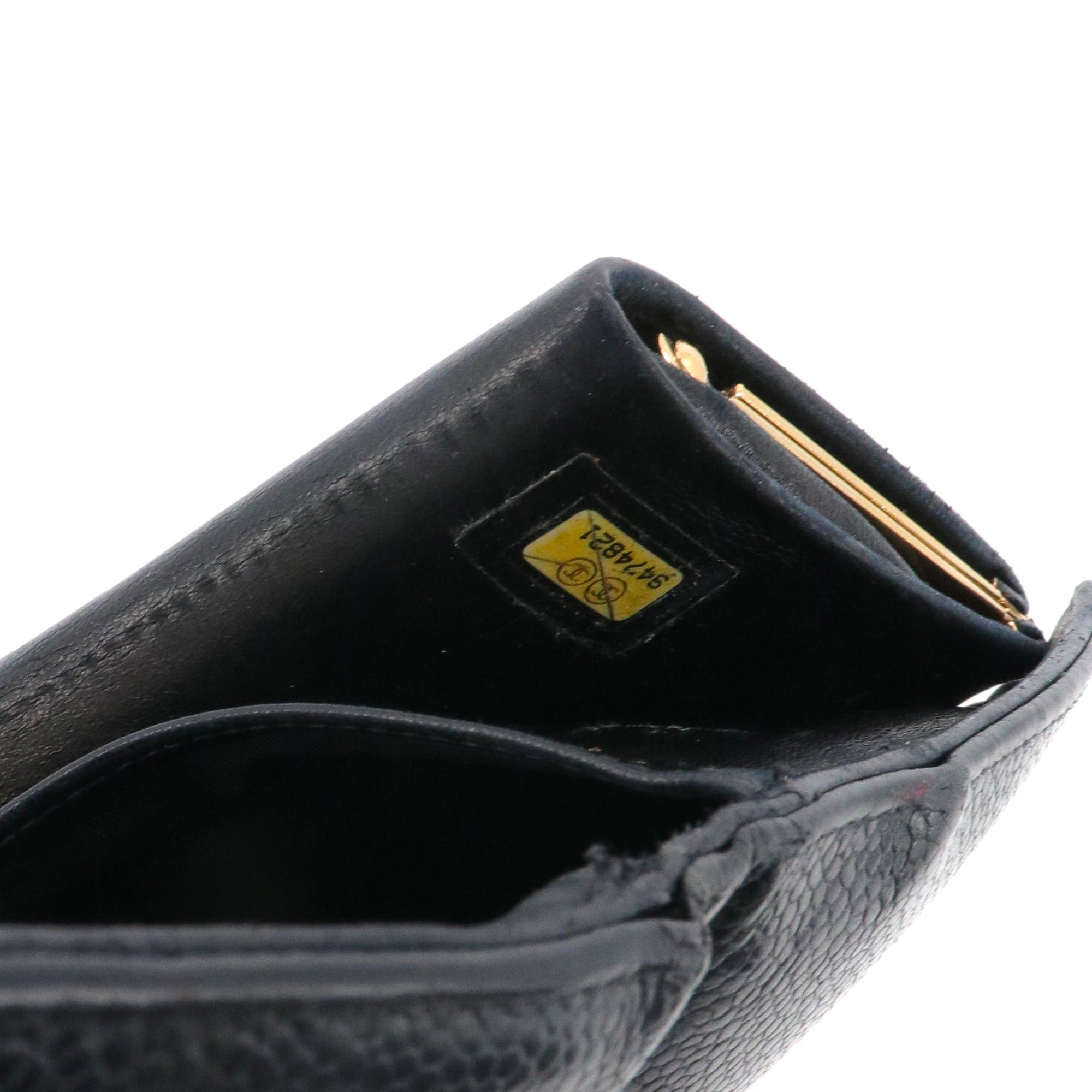 Chanel CHANEL - Chanel wallet in vintage black caviar leather Size ONE SIZE - 6 Thumbnail