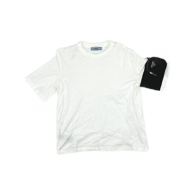 Prada Prada Pocket Knit Short Sleeve T-Shirt Size US M / EU 48-50 / 2 - 2 Thumbnail