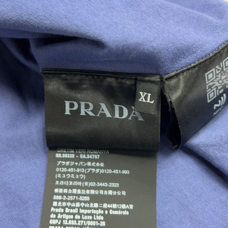 Prada Prada Blue Logo Pocket T-Shirt Size US XL / EU 56 / 4 - 8 Thumbnail
