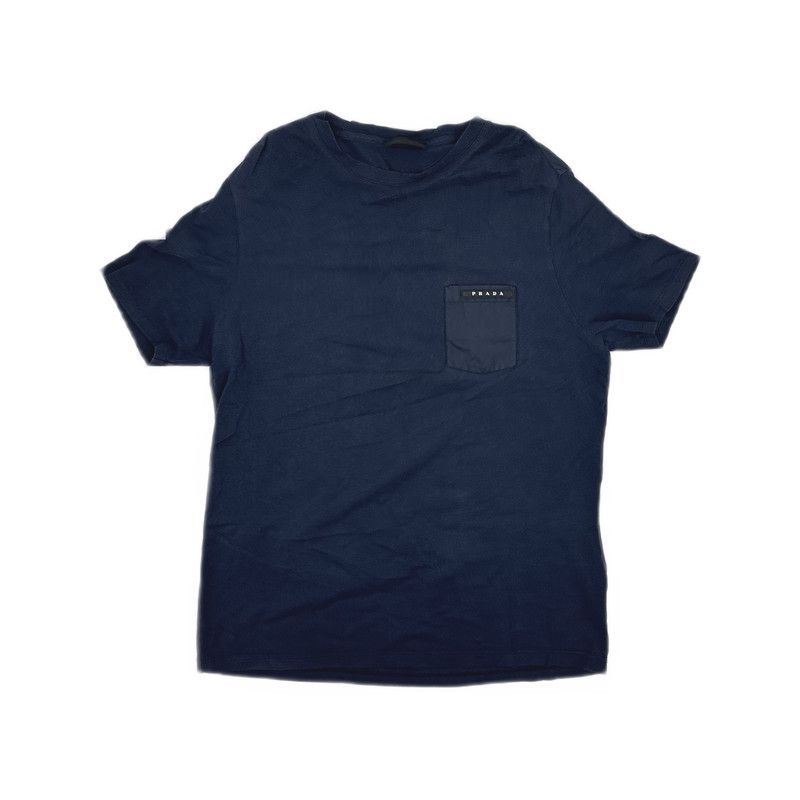 Prada Prada Logo Pocket Short Sleeve T-Shirt Size US XL / EU 56 / 4 - 2 Thumbnail