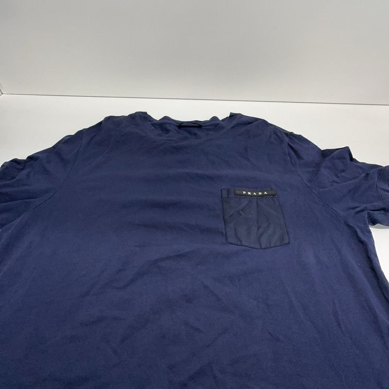 Prada Prada Logo Pocket Short Sleeve T-Shirt Size US XL / EU 56 / 4 - 10 Thumbnail