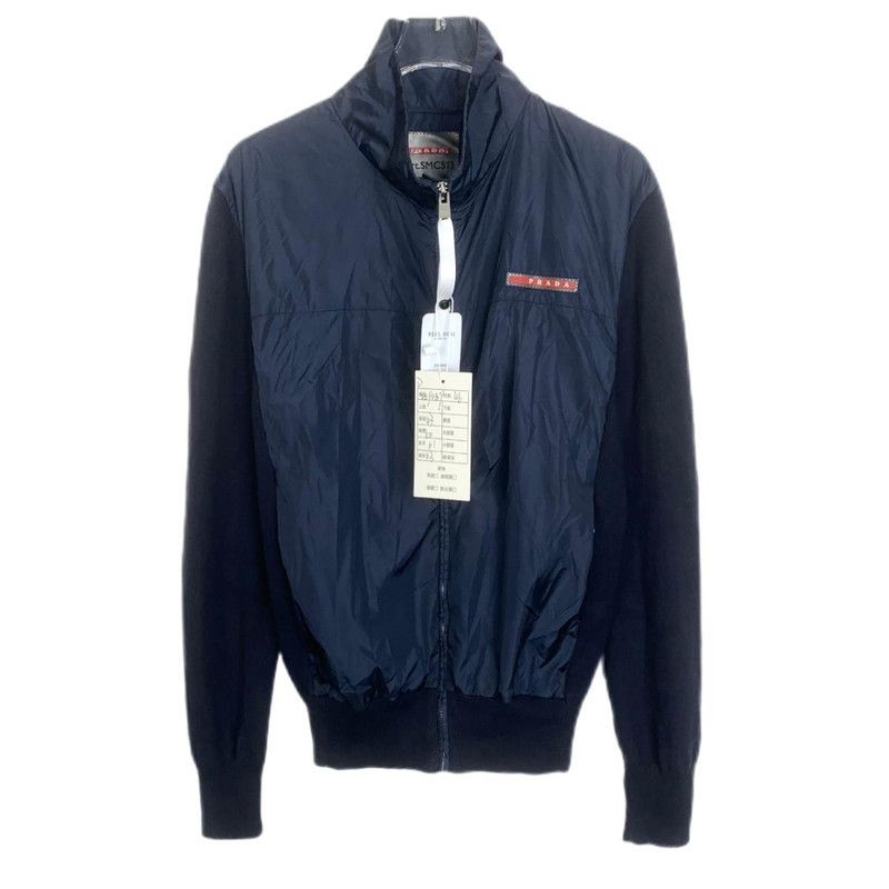 Prada Prada Logo Zip Jacket in Blue Size US S / EU 44-46 / 1 - 8 Thumbnail