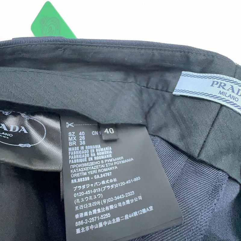 Prada Prada Casual Flared Pants in Deep Blue Size US 40 / EU 56 - 4 Thumbnail