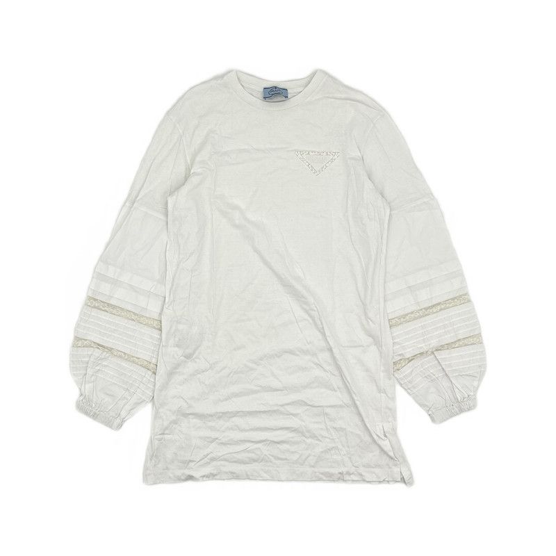 Prada Prada Casual Stylish Long Sleeve T-Shirt Size US S / EU 44-46 / 1 - 2 Thumbnail