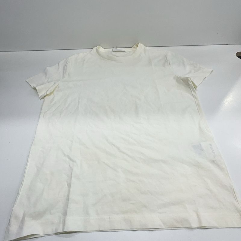 Prada Prada Simple White Short Sleeve T-Shirt Size US M / EU 48-50 / 2 - 8 Thumbnail