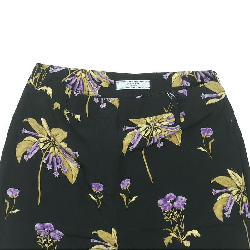 Prada Prada Floral Loose-fit Quick-dry Trousers Size US 38 / EU 54 - 2 Thumbnail