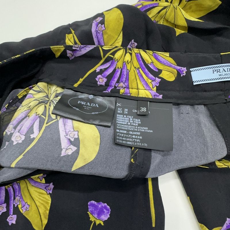Prada Prada Floral Loose-fit Quick-dry Trousers Size US 38 / EU 54 - 11 Thumbnail