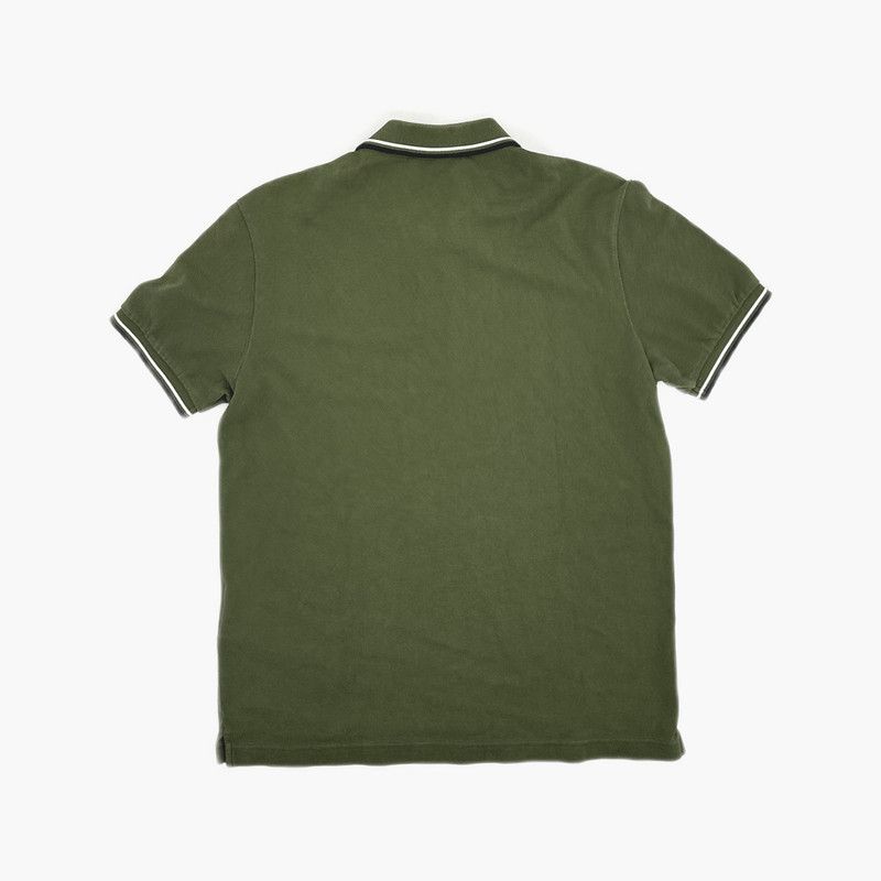 Prada Prada Green Striped Short Sleeve Polo Shirt Size US M / EU 48-50 / 2 - 5 Thumbnail