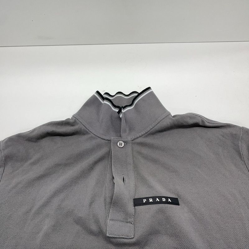 Prada Prada Gray Casual Polo Shirt Size US M / EU 48-50 / 2 - 5 Thumbnail