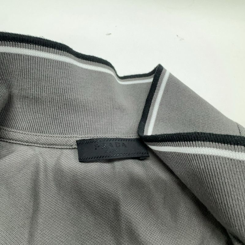 Prada Prada Gray Casual Polo Shirt Size US M / EU 48-50 / 2 - 7 Thumbnail