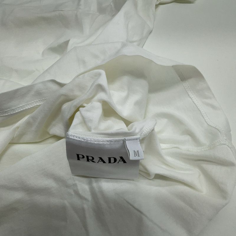 Prada Prada Logo Cotton Short Sleeve T-Shirt Size US M / EU 48-50 / 2 - 4 Thumbnail