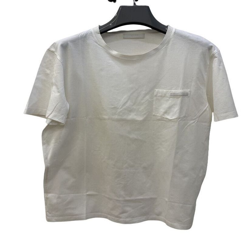 Prada Prada Logo Cotton Short Sleeve T-Shirt Size US M / EU 48-50 / 2 - 2 Thumbnail
