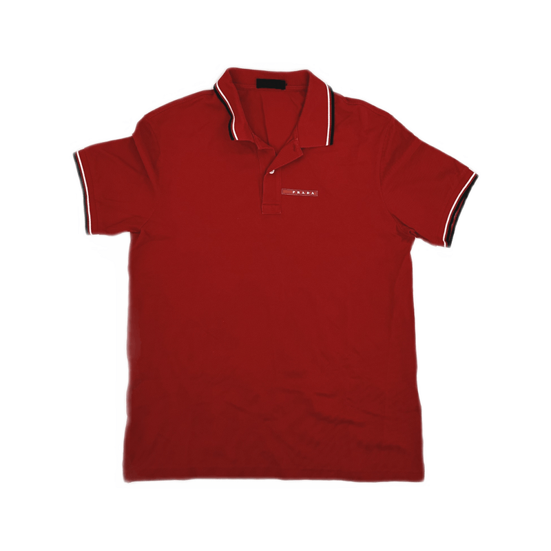 Prada Prada Casual Stylish Short Sleeve Polo Size US XL / EU 56 / 4 - 8 Thumbnail