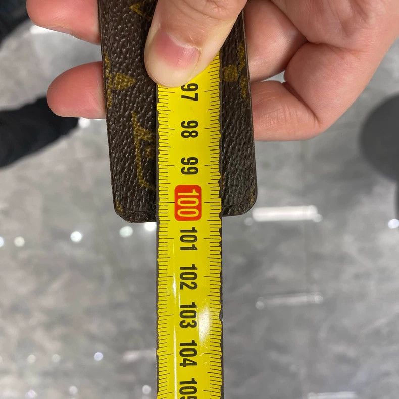 Louis Vuitton Brown Louis Vuitton Monogram Leather Belt Size ONE SIZE - 5 Thumbnail