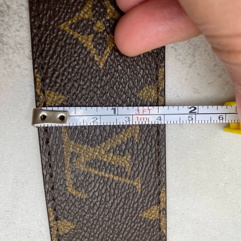Louis Vuitton Brown Louis Vuitton Monogram Leather Belt Size ONE SIZE - 8 Thumbnail