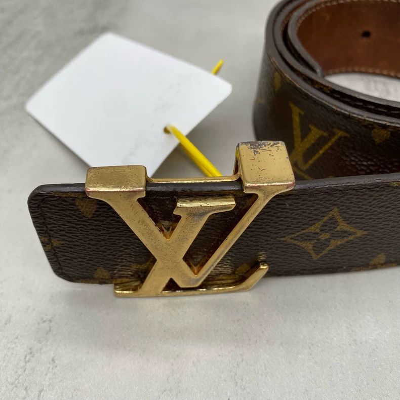 Louis Vuitton Brown Louis Vuitton Monogram Leather Belt Size ONE SIZE - 7 Thumbnail