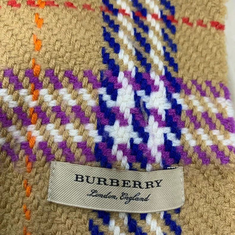 Burberry Burberry Classic Check Wool Scarf Size ONE SIZE - 6 Thumbnail