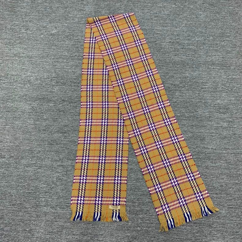 Burberry Burberry Classic Check Wool Scarf Size ONE SIZE - 8 Thumbnail
