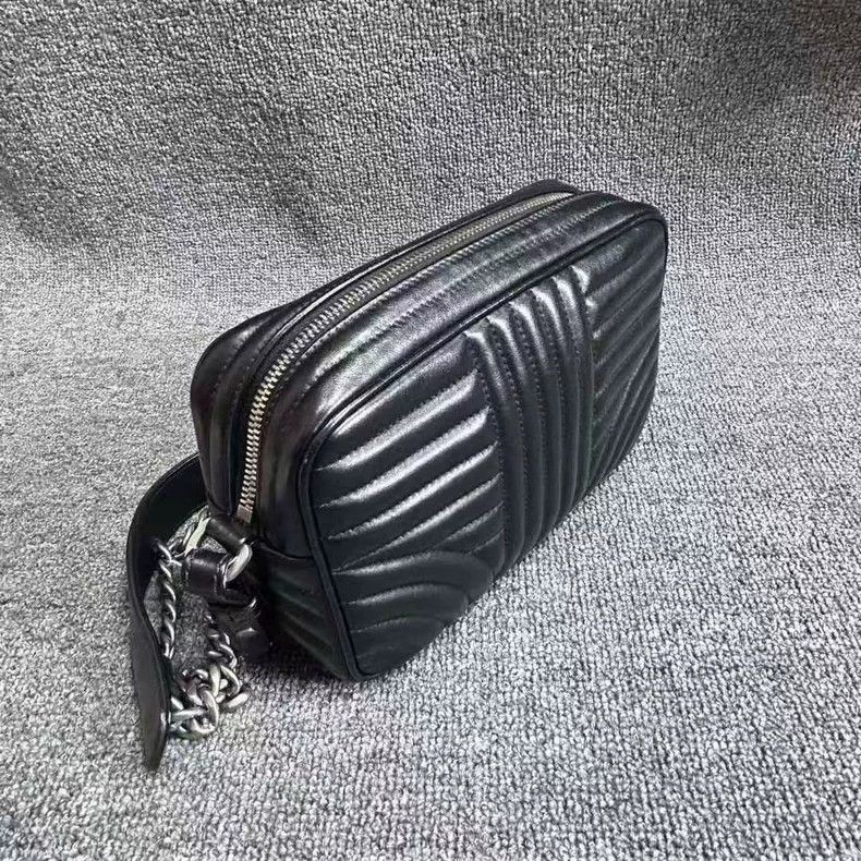 Prada Prada Classic Black Silver Camera Shoulder Bag Size ONE SIZE - 2 Thumbnail
